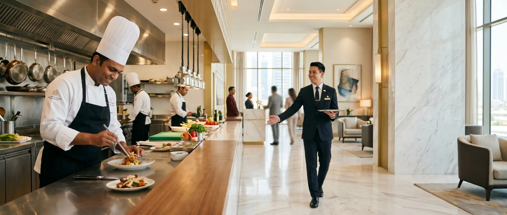 Hospitality staff supplied for Gulf hotels